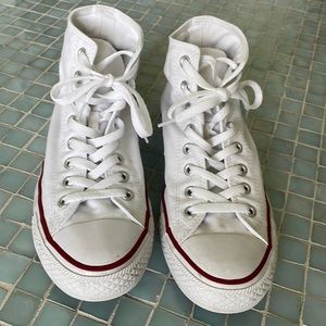 Converse Chuck all stars white classic men’s 8 women’s 10 high top